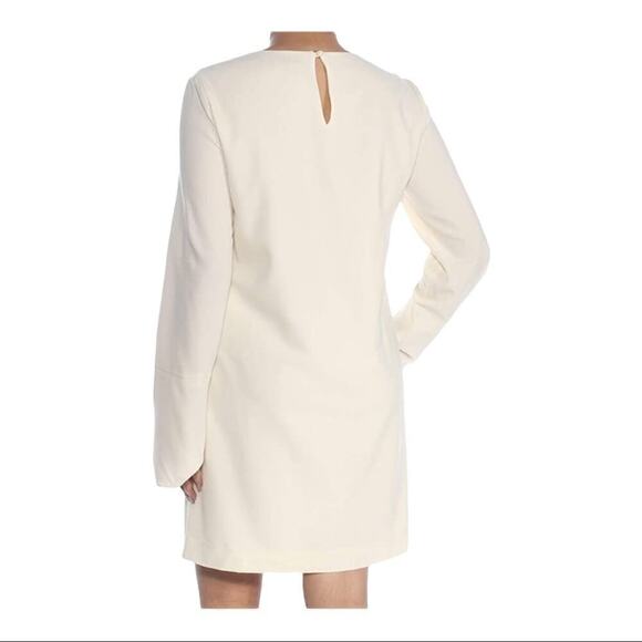 Dylan Gray ivory mini dress Long bell sleeves back keyhole button closure S 6
Ch - Picture 2 of 10